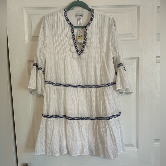 Tommy Bahama Cotton Clip Dress - size M & NWT - Picture 5 of 7